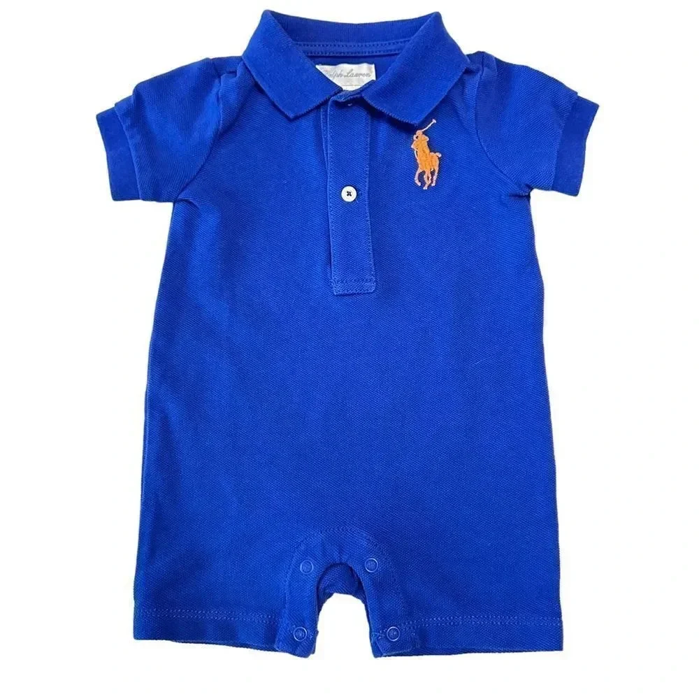 Baby Boy 6 Piece‎ Bundle of Clothing 6-12 Months Pajamas Overalls